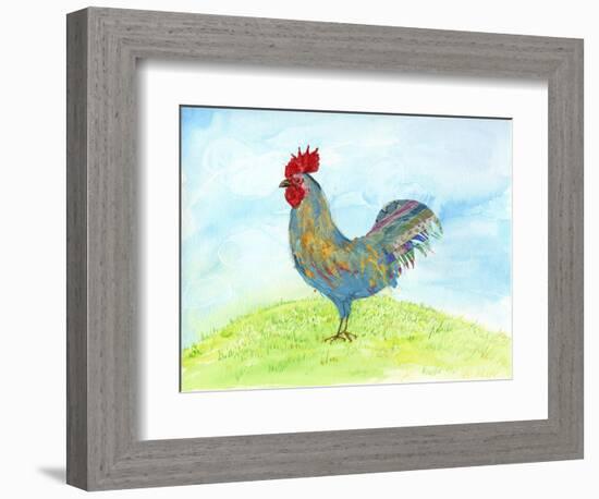 Meadow Rooster-Ingrid Blixt-Framed Art Print