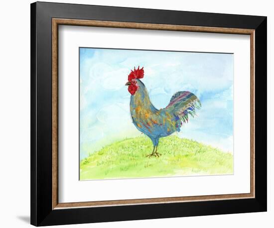 Meadow Rooster-Ingrid Blixt-Framed Art Print