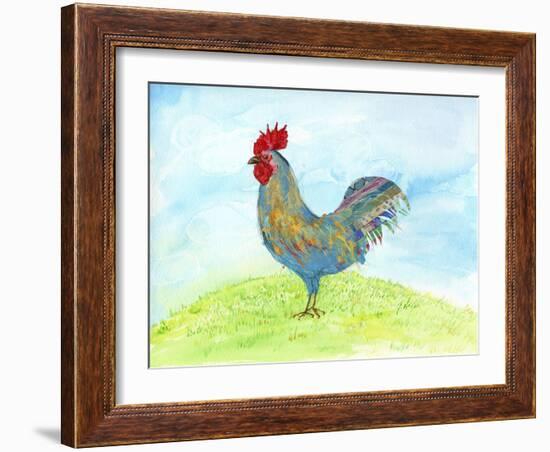 Meadow Rooster-Ingrid Blixt-Framed Art Print