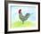 Meadow Rooster-Ingrid Blixt-Framed Art Print