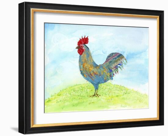 Meadow Rooster-Ingrid Blixt-Framed Art Print