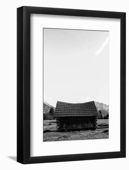 Meadow, Stadl, mountain panorama-Jule Leibnitz-Framed Photographic Print