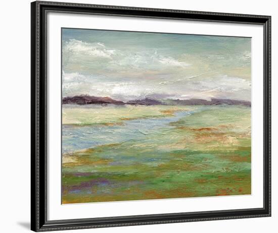 Meadow Stream II-null-Framed Art Print