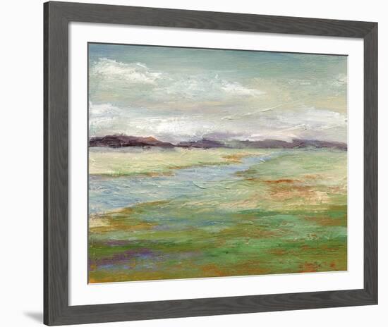 Meadow Stream II-null-Framed Art Print