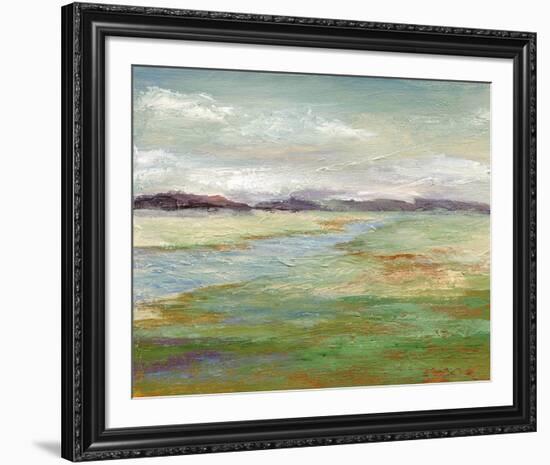 Meadow Stream II-null-Framed Art Print