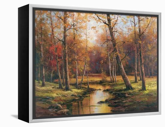 Meadow Stream-Unknown Chiu-Framed Stretched Canvas