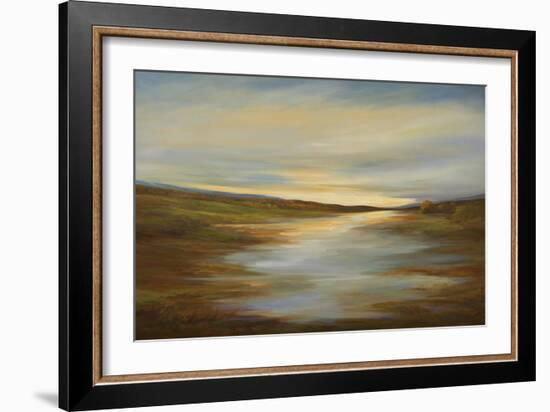 Meadow Sunset-Sheila Finch-Framed Art Print