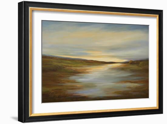 Meadow Sunset-Sheila Finch-Framed Art Print