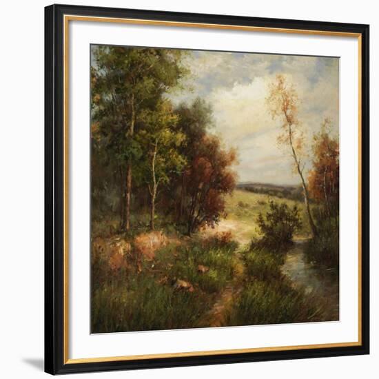 Meadow Trail-Rhes-Framed Art Print