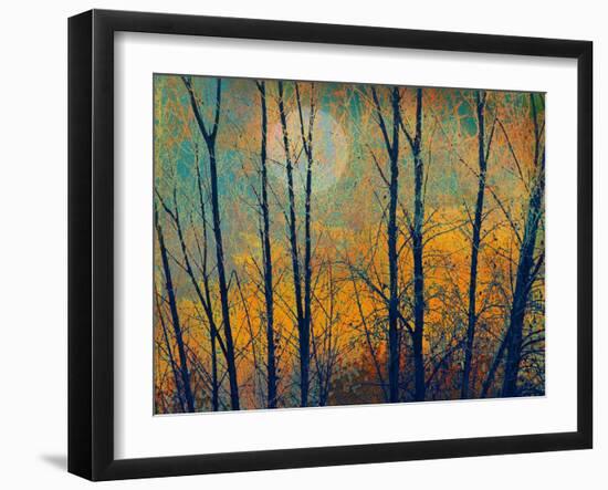 Meadow Trees II-Chris Vest-Framed Art Print