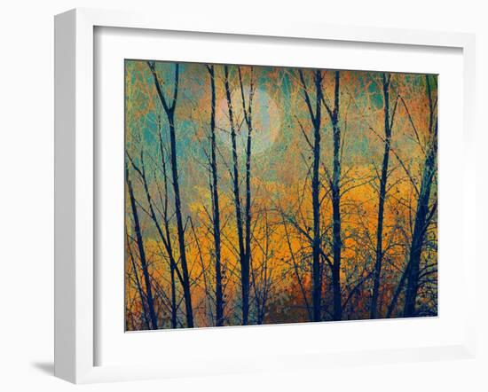 Meadow Trees II-Chris Vest-Framed Art Print