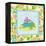 Meadow Turtle I-Betz White-Framed Stretched Canvas