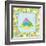 Meadow Turtle I-Betz White-Framed Art Print