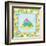 Meadow Turtle I-Betz White-Framed Art Print