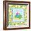 Meadow Turtle I-Betz White-Framed Art Print