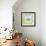 Meadow Turtle I-Betz White-Framed Art Print displayed on a wall