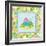 Meadow Turtle I-Betz White-Framed Art Print