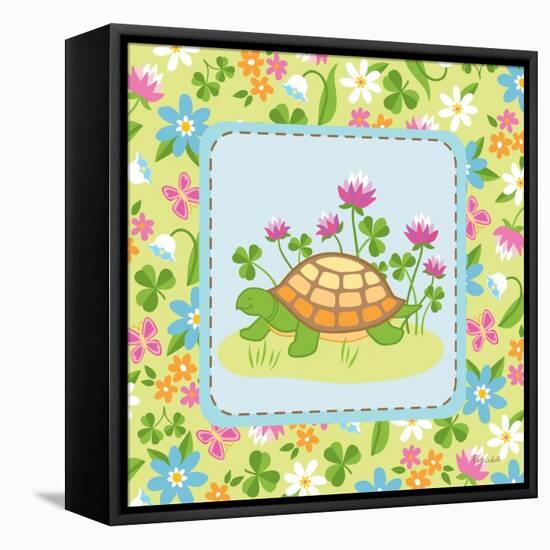 Meadow Turtle II-Betz White-Framed Stretched Canvas