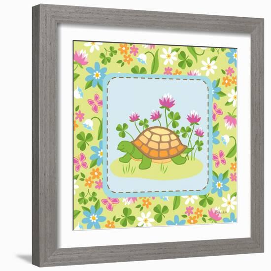 Meadow Turtle II-Betz White-Framed Premium Giclee Print