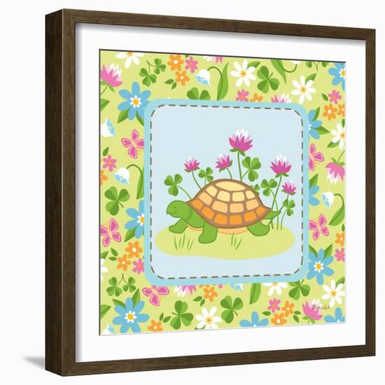 Meadow Turtle II-Betz White-Framed Premium Giclee Print