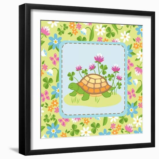 Meadow Turtle II-Betz White-Framed Premium Giclee Print