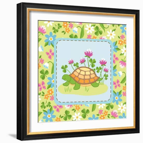 Meadow Turtle II-Betz White-Framed Premium Giclee Print