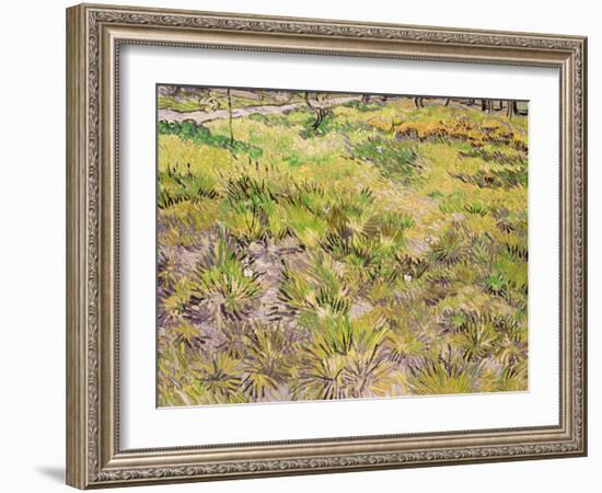 Meadow with Butterflies, 1890-Vincent van Gogh-Framed Giclee Print