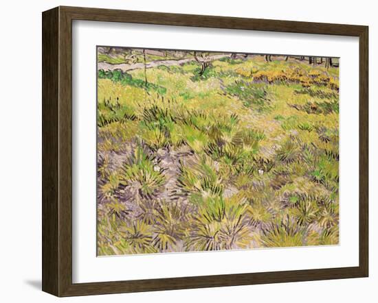 Meadow with Butterflies, 1890-Vincent van Gogh-Framed Giclee Print