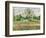 Meadow with Grey Horse, Eragny, 1893-Camille Pissarro-Framed Giclee Print