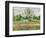 Meadow with Grey Horse, Eragny, 1893-Camille Pissarro-Framed Giclee Print