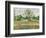 Meadow with Grey Horse, Eragny, 1893-Camille Pissarro-Framed Giclee Print