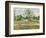 Meadow with Grey Horse, Eragny, 1893-Camille Pissarro-Framed Giclee Print