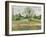 Meadow with Grey Horse, Eragny, 1893-Camille Pissarro-Framed Giclee Print