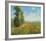 Meadow With Poplars-Claude Monet-Framed Art Print