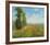 Meadow With Poplars-Claude Monet-Framed Art Print