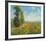 Meadow With Poplars-Claude Monet-Framed Art Print