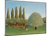 Meadowland (The Pasture)-Henri Rousseau-Mounted Giclee Print