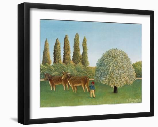 Meadowland-Henri Rousseau-Framed Giclee Print