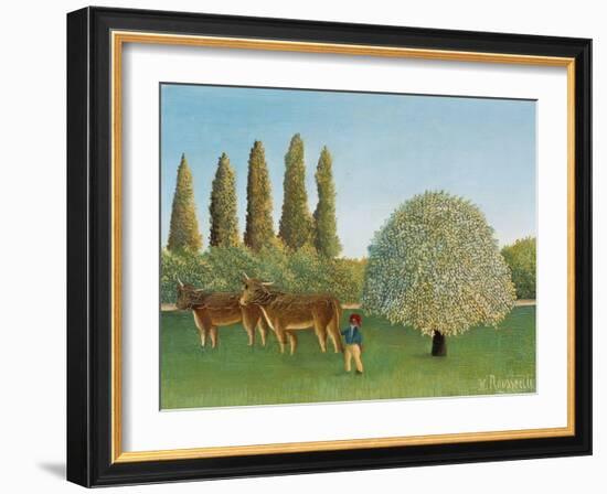 Meadowland-Henri Rousseau-Framed Giclee Print