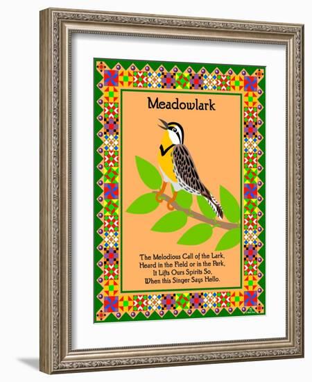 Meadowlark Quilt-Mark Frost-Framed Giclee Print