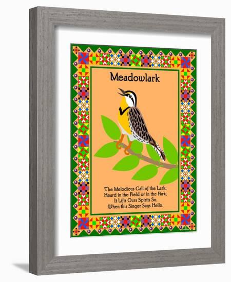 Meadowlark Quilt-Mark Frost-Framed Giclee Print