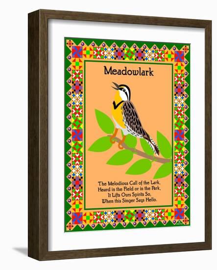 Meadowlark Quilt-Mark Frost-Framed Giclee Print