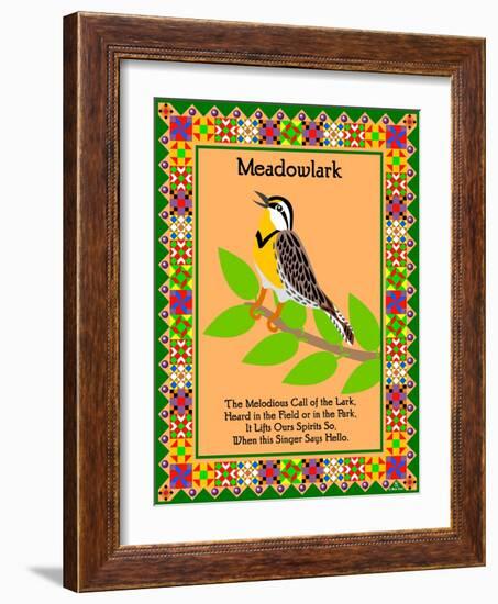 Meadowlark Quilt-Mark Frost-Framed Giclee Print