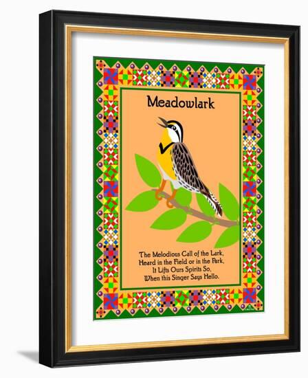 Meadowlark Quilt-Mark Frost-Framed Giclee Print