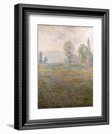 Meadows at Giverny, 1888-Claude Monet-Framed Giclee Print