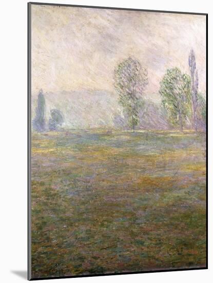 Meadows at Giverny, 1888-Claude Monet-Mounted Giclee Print