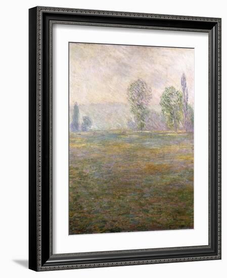 Meadows at Giverny, 1888-Claude Monet-Framed Giclee Print