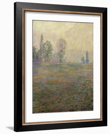 Meadows at Giverny-Claude Monet-Framed Art Print