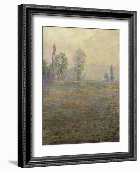 Meadows at Giverny-Claude Monet-Framed Art Print