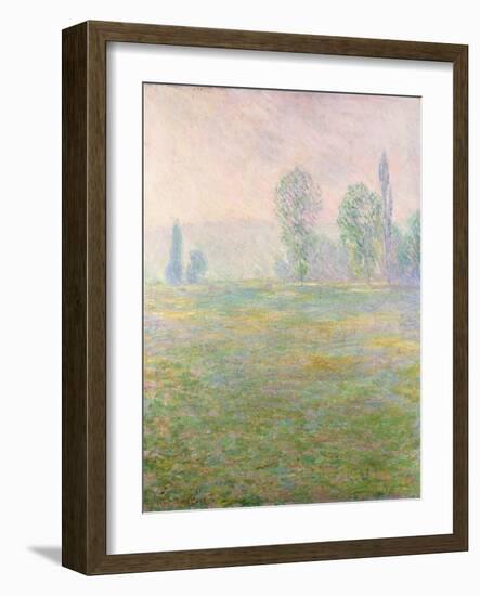 Meadows in Giverny, 1888-Claude Monet-Framed Giclee Print